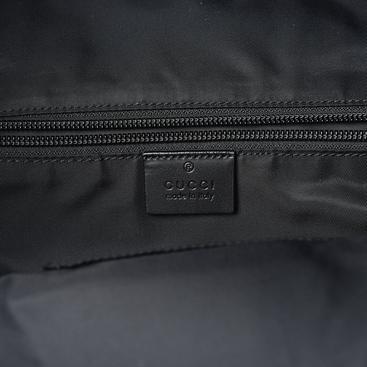 Gucci Techno Canvas Appia Calfskin Web Tote Backpack Black 6 of 11
