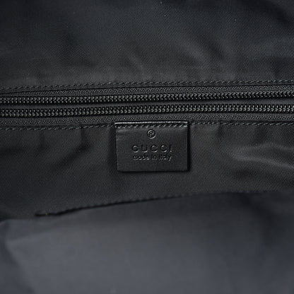 Gucci Techno Canvas Appia Calfskin Web Tote Backpack Black 6 of 11