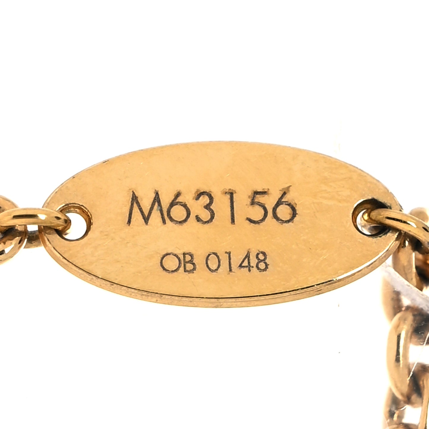 Monogram Charms Necklace Gold