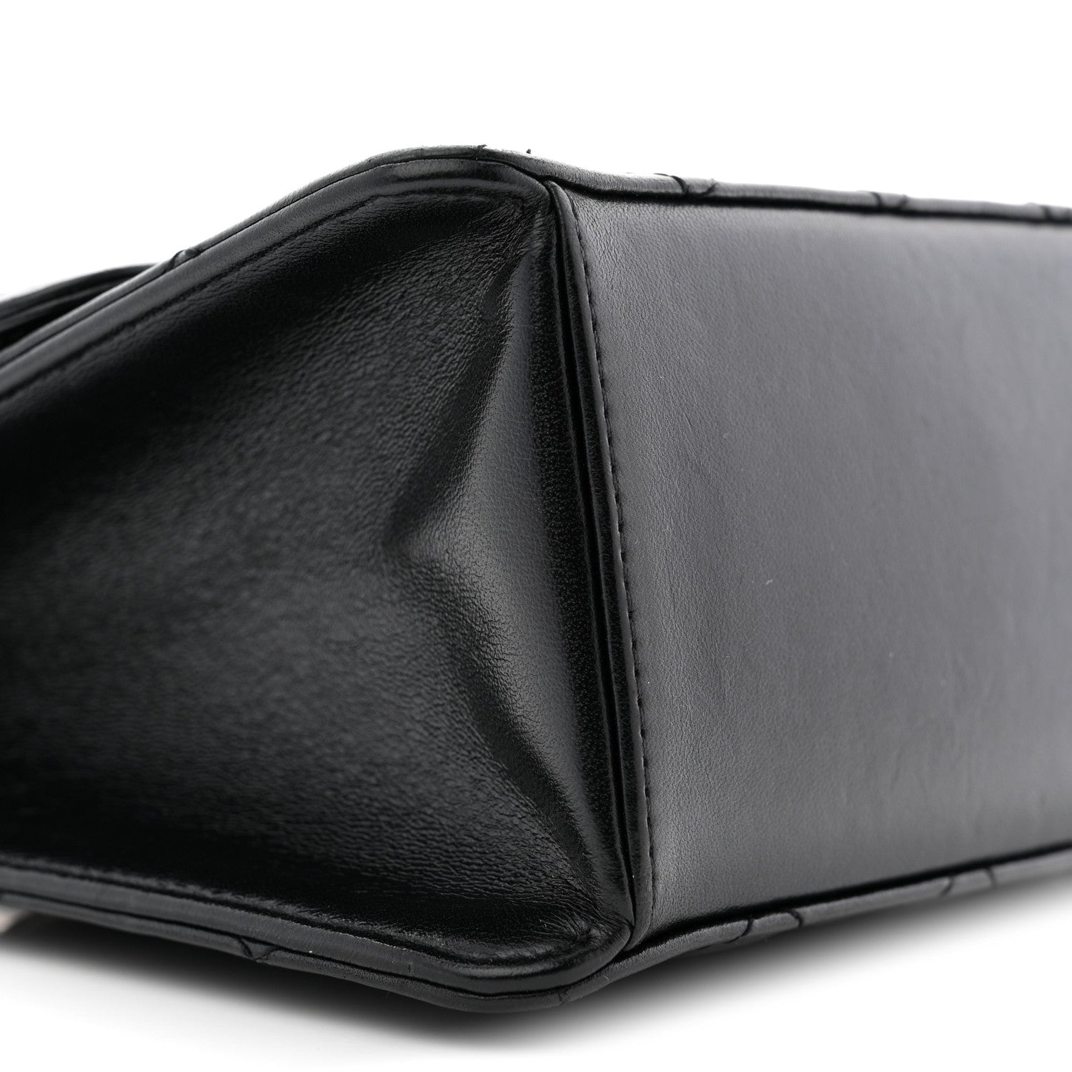 Chanel Lambskin Quilted CC Logo Mini Flap Black 9 of 13