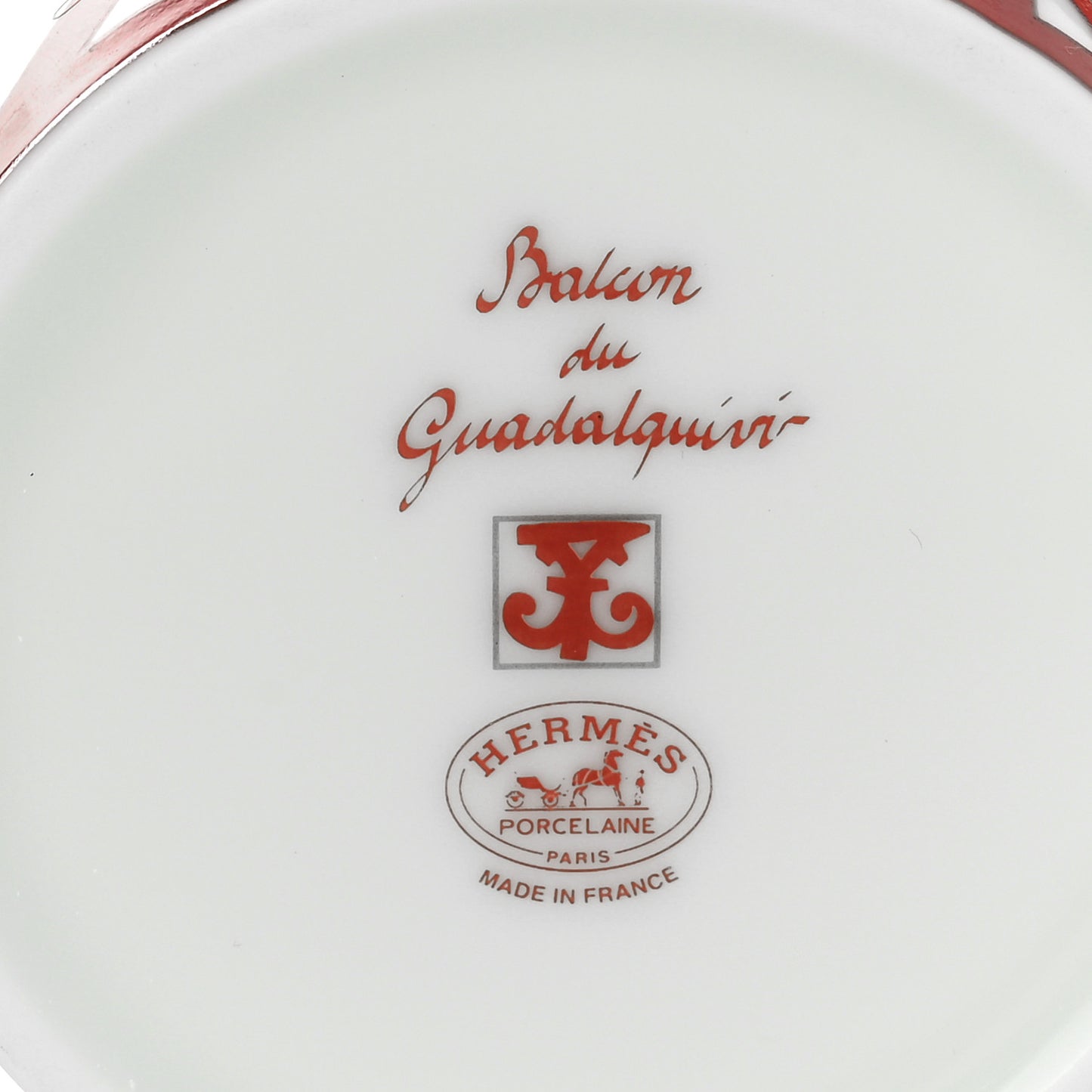 Porcelain Balcon du Guadalquivir Breakfast Cup And Saucer Set Of 2