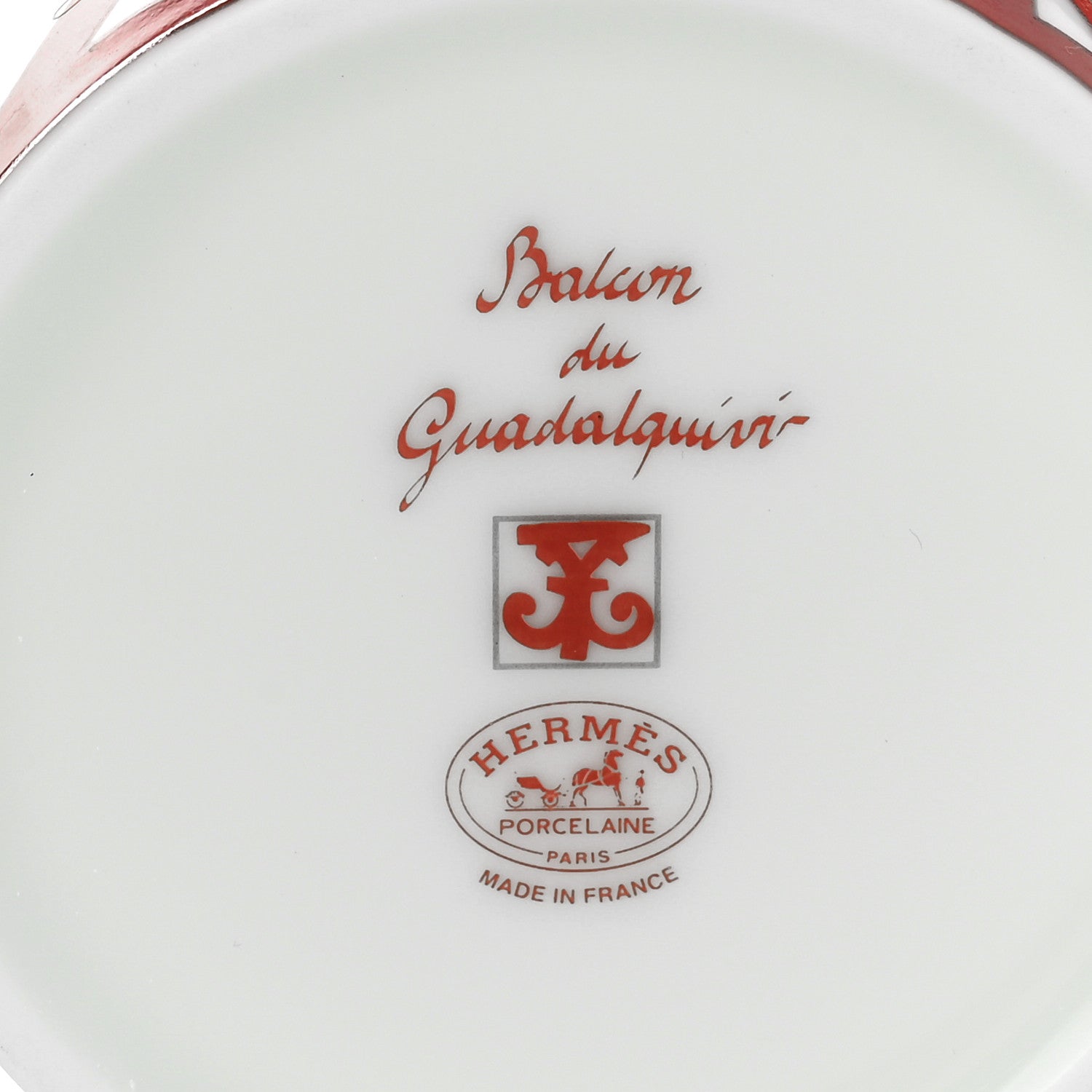 Hermes Porcelain Balcon du Guadalquivir Breakfast Cup And Saucer Set Of 2 7 of 11