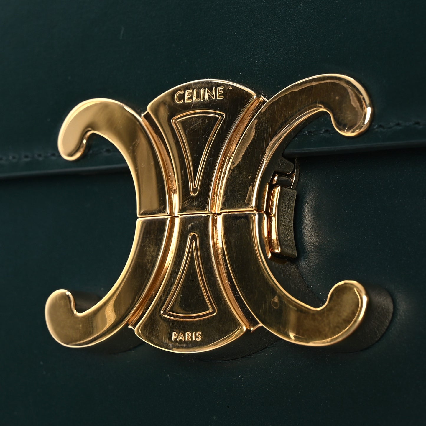 Shiny Calfskin Medium Triomphe Amazone
