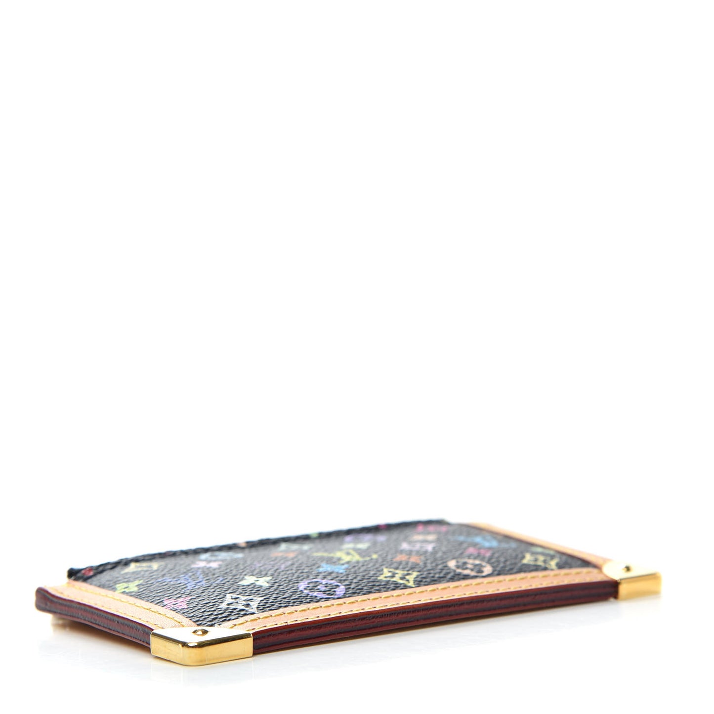 Monogram Multicolor Key Pouch Black