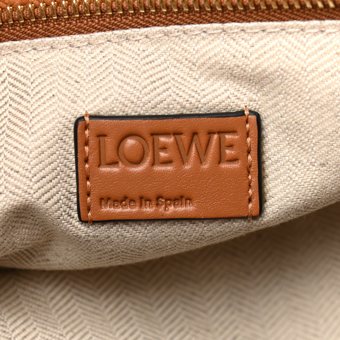 Calfskin Medium Puzzle Bag Tan