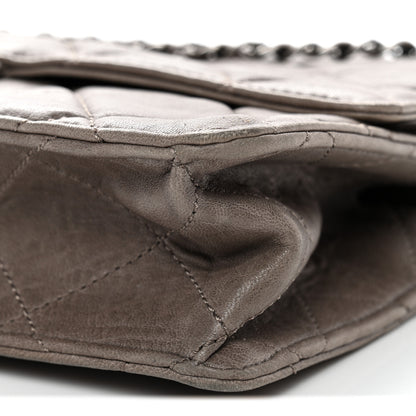 Chanel Washed Lambskin Jumbo Take Away Flap Grey 10 of 12