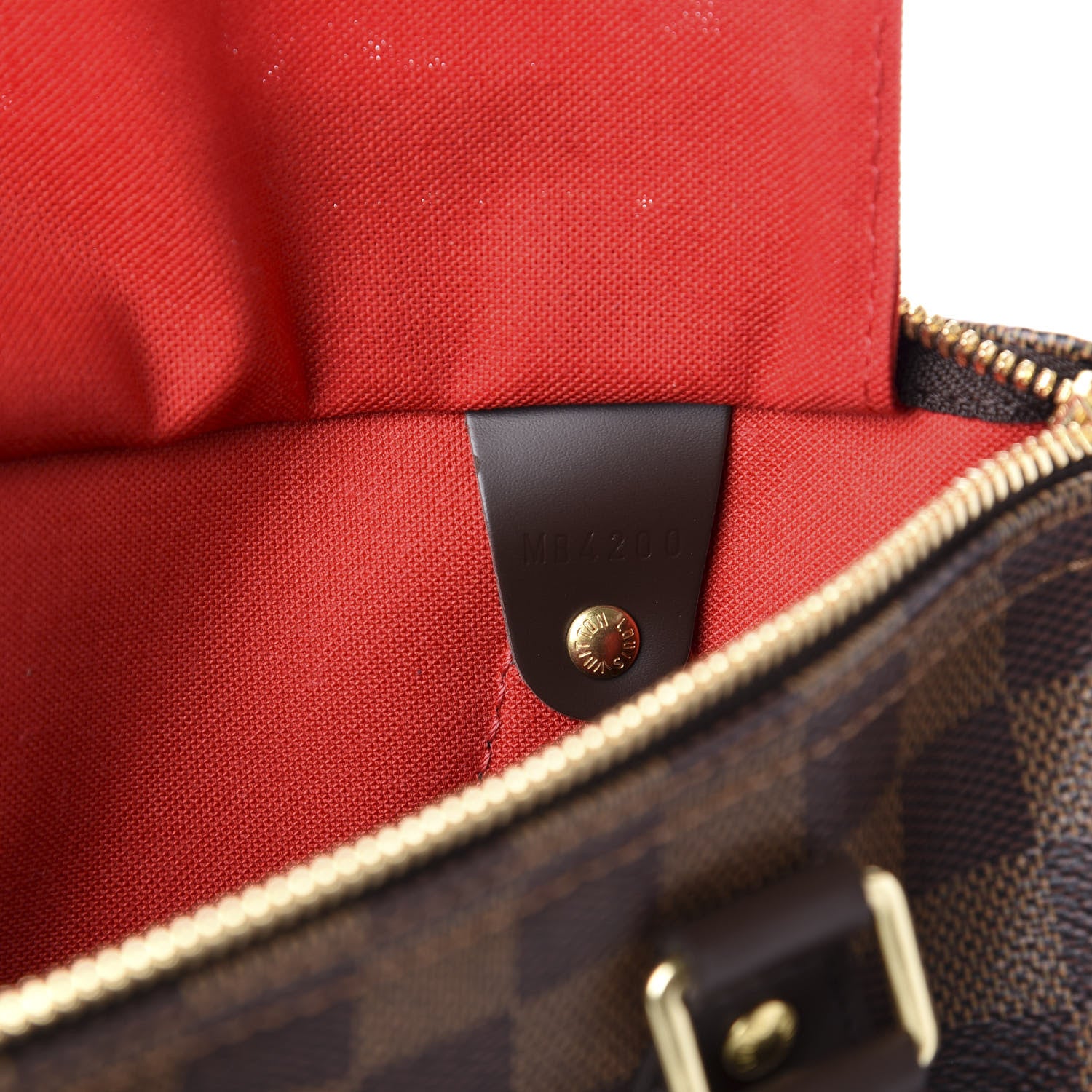 Louis Vuitton Damier Ebene Speedy Bandouliere 25 9 of 10