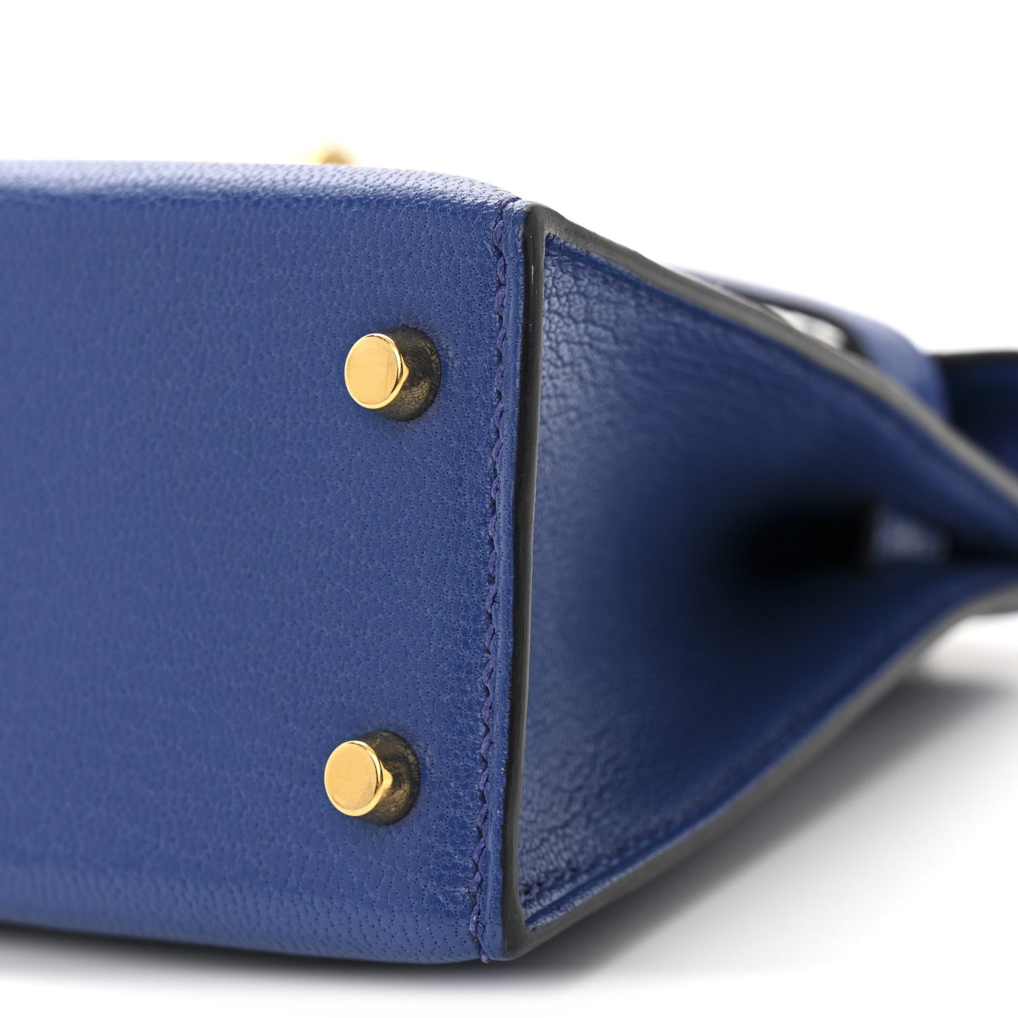 Chevre Mysore Mini Kelly Sellier 20 Bleu Royal