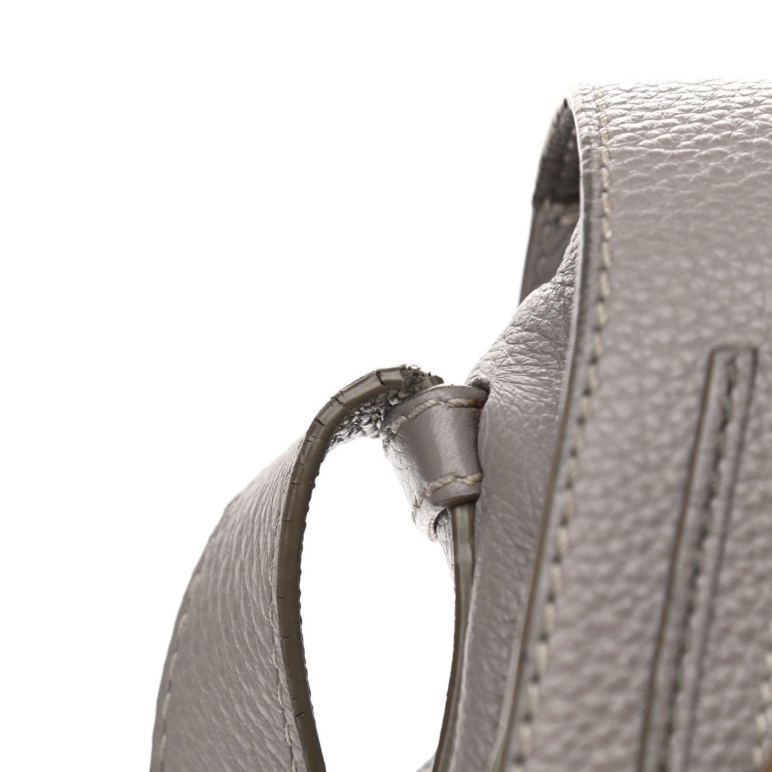 Chloe Calfskin Medium Marcie Round Crossbody Bag Cashmere Grey 9 of 17