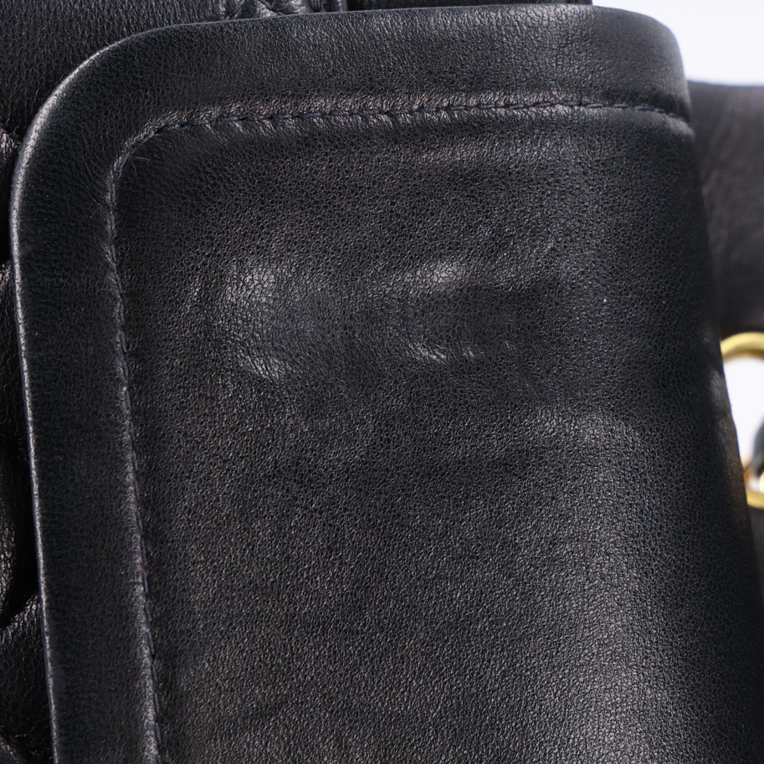 Chanel Lambskin Quilted Medium Double Flap Black 3 of 12
