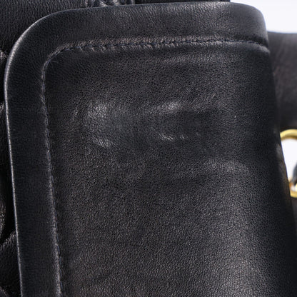 Chanel Lambskin Quilted Medium Double Flap Black 3 of 12