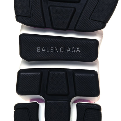 Balenciaga Technical 3D Recycled Knit Striped Womens Speed 2.0 Sneakers 38 Sweet Lilac Multicolor 6 of 7