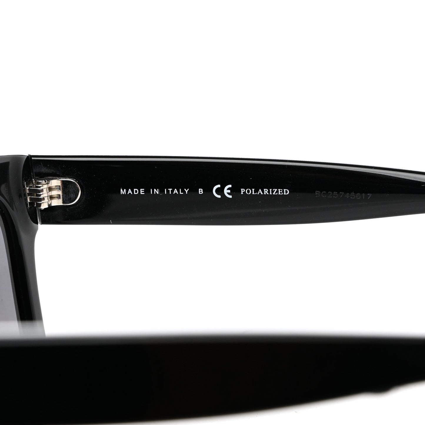 Acetate Polarized Square CC Sunglasses 5380 Black