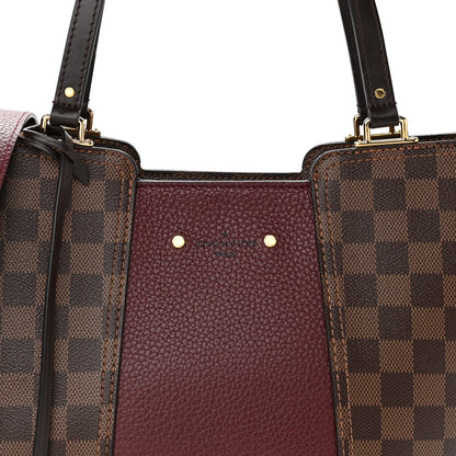 Louis Vuitton Damier Ebene Taurillon Jersey Bordeaux 8 of 10