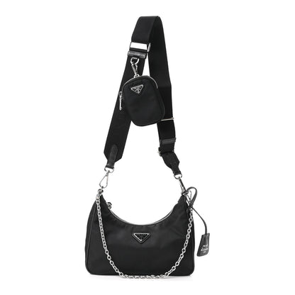 Prada Nylon Re-Edition 2005 Shoulder Bag Black 1 of 10