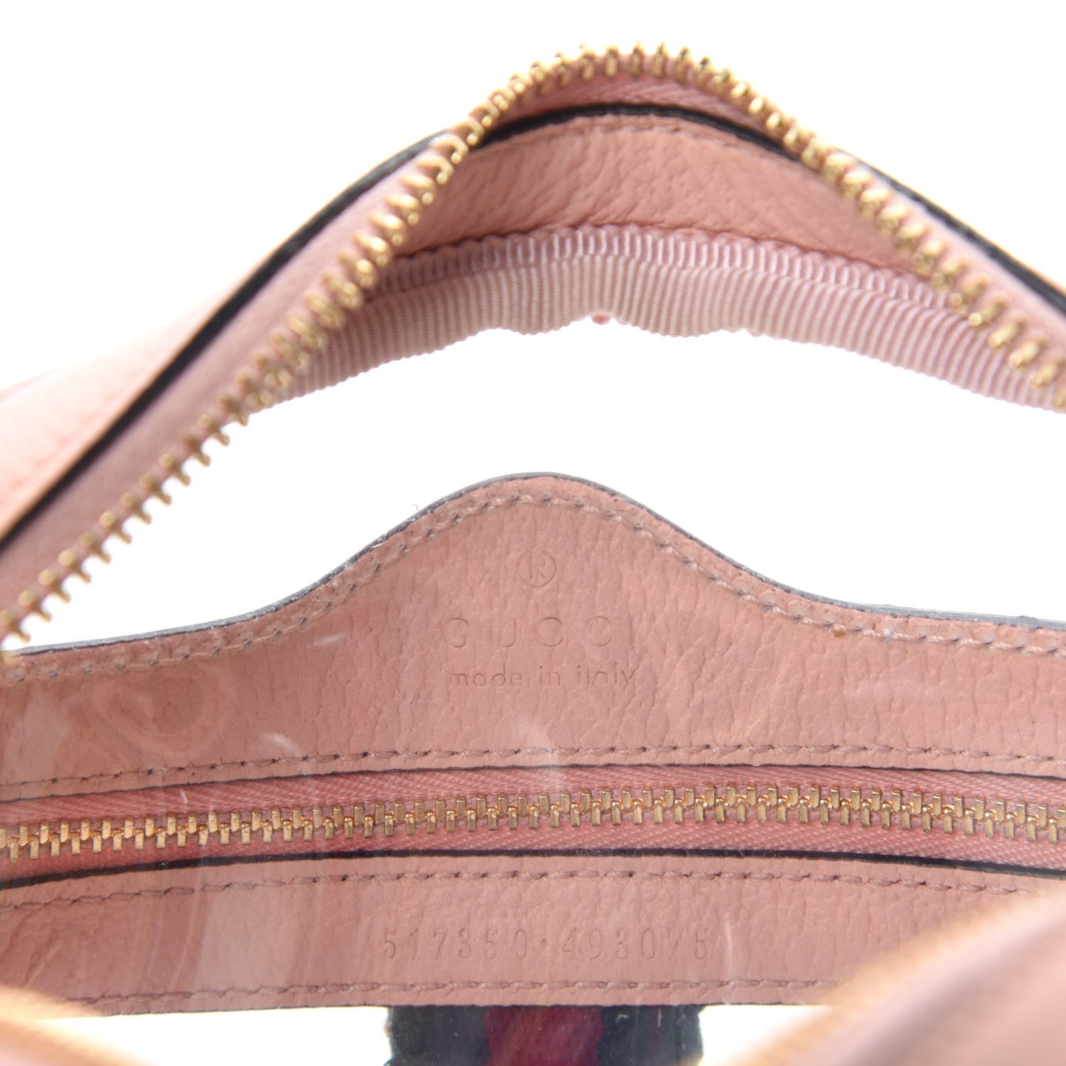 Gucci Vinyl Web Mini Ophidia Transparent Shoulder Bag Perfect Pink 8 of 9