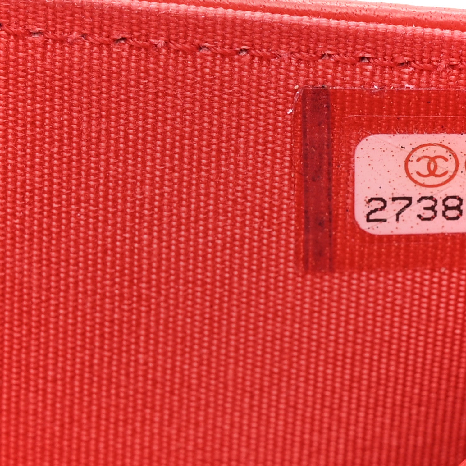 Chanel Lambskin Quilted Boy Wallet On Chain WOC Red 8 of 16