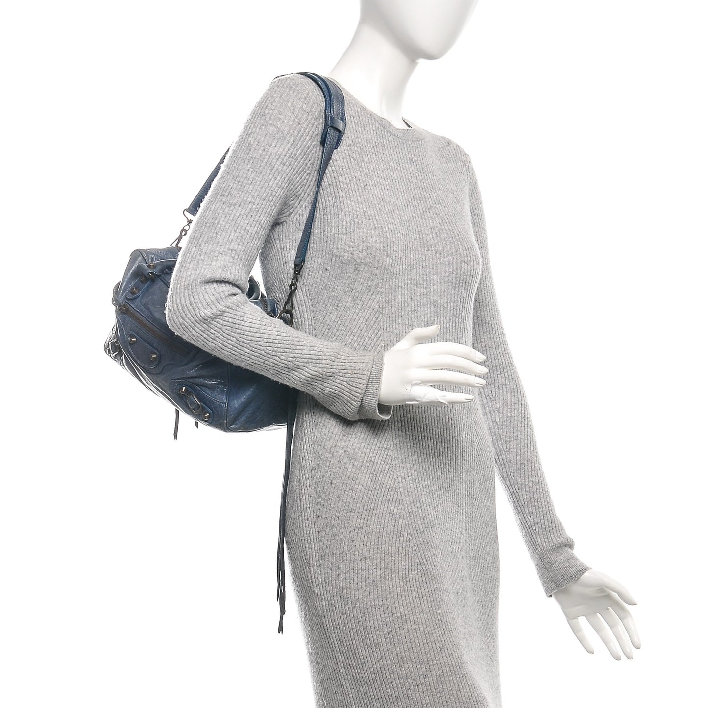 Chevre Classic Hardware Twiggy Indigo