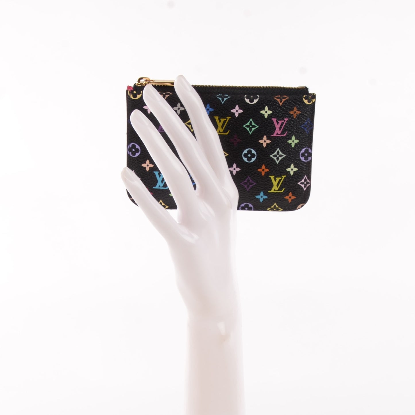 Monogram Multicolor Key Pouch Black Grenade