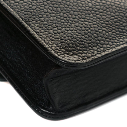 Chanel Caviar Timeless CC Wallet On Chain WOC Black 12 of 14