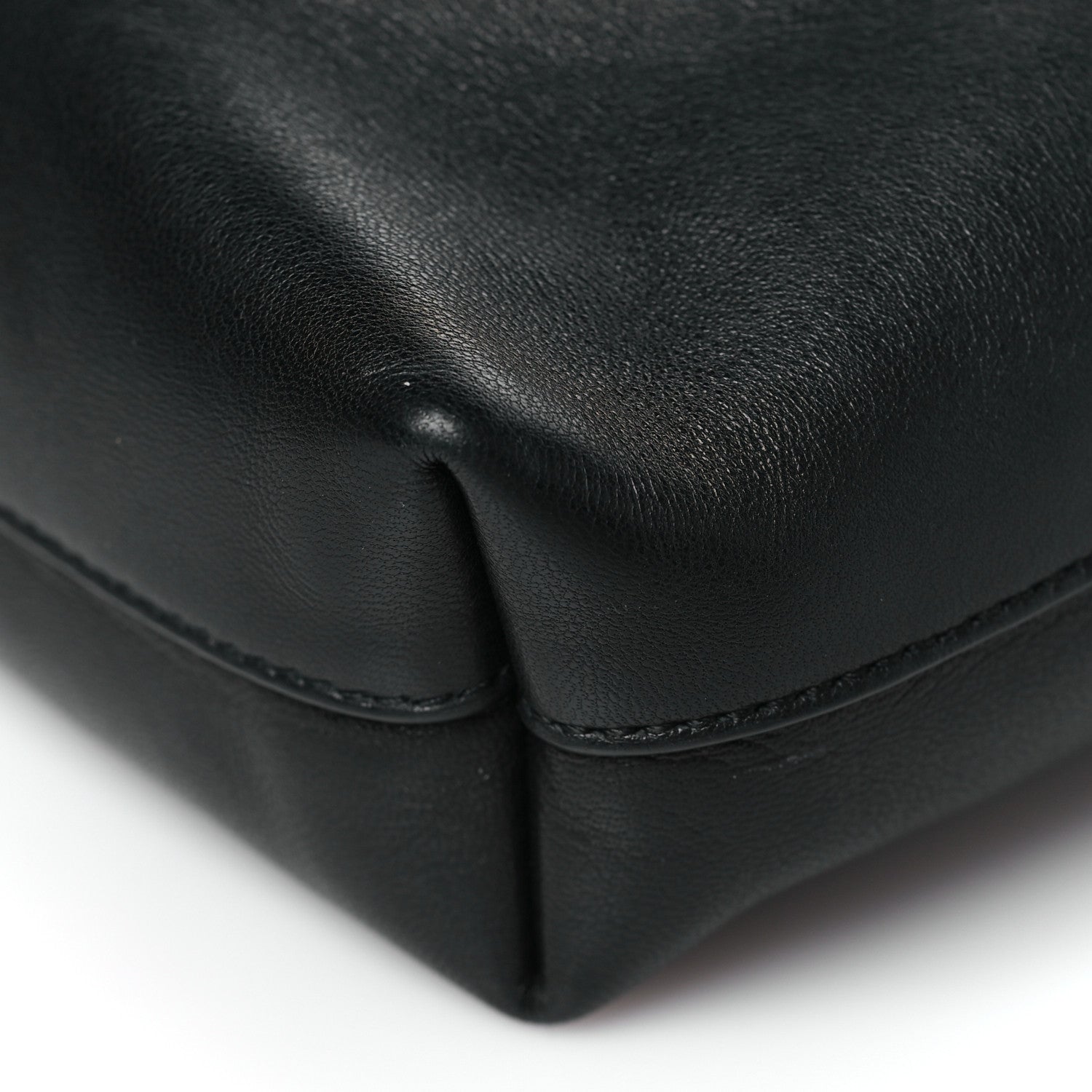 Saint Laurent Lambskin Pochon Shoulder Bag Black 9 of 9