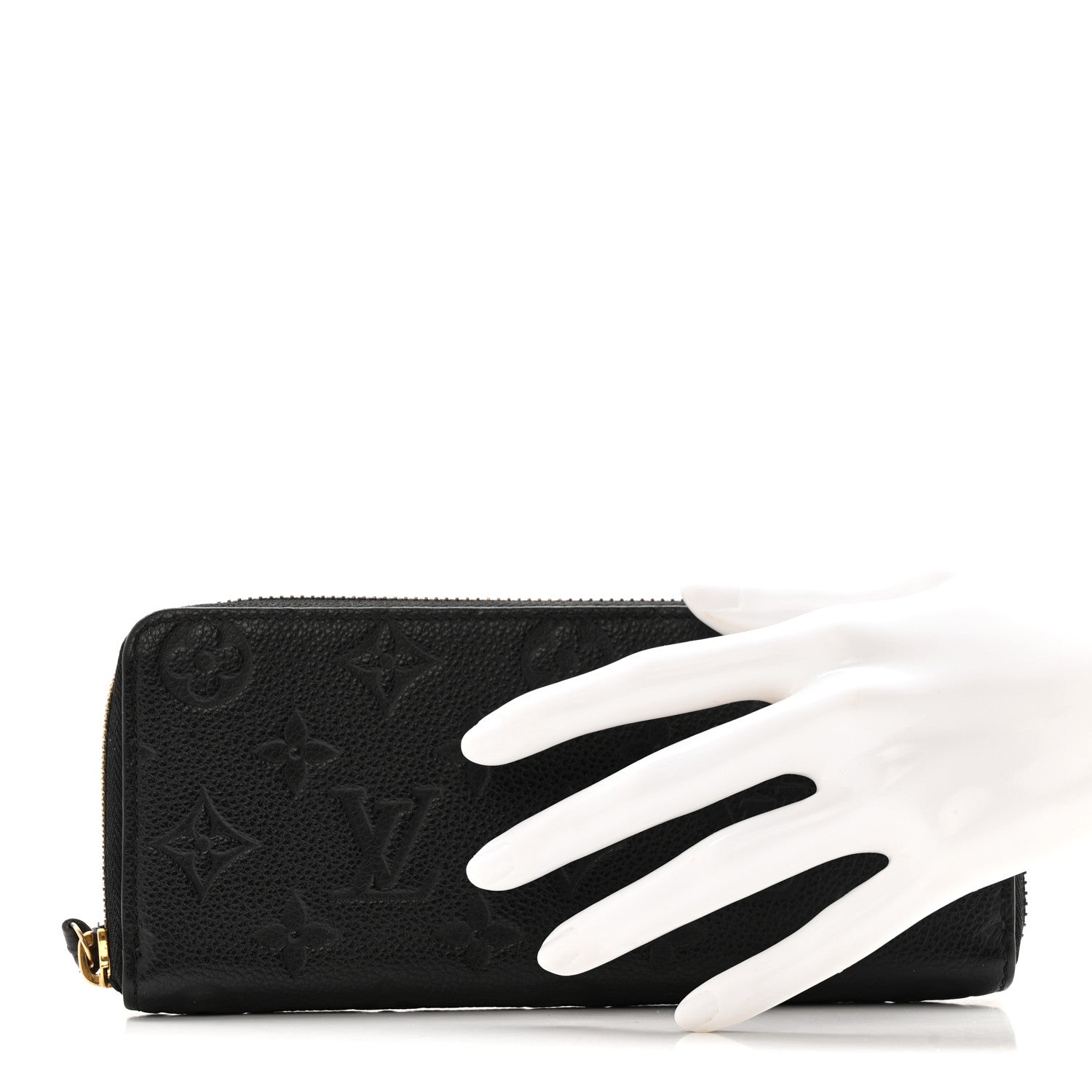 Louis Vuitton Empreinte Clemence Wallet Black 2 of 11