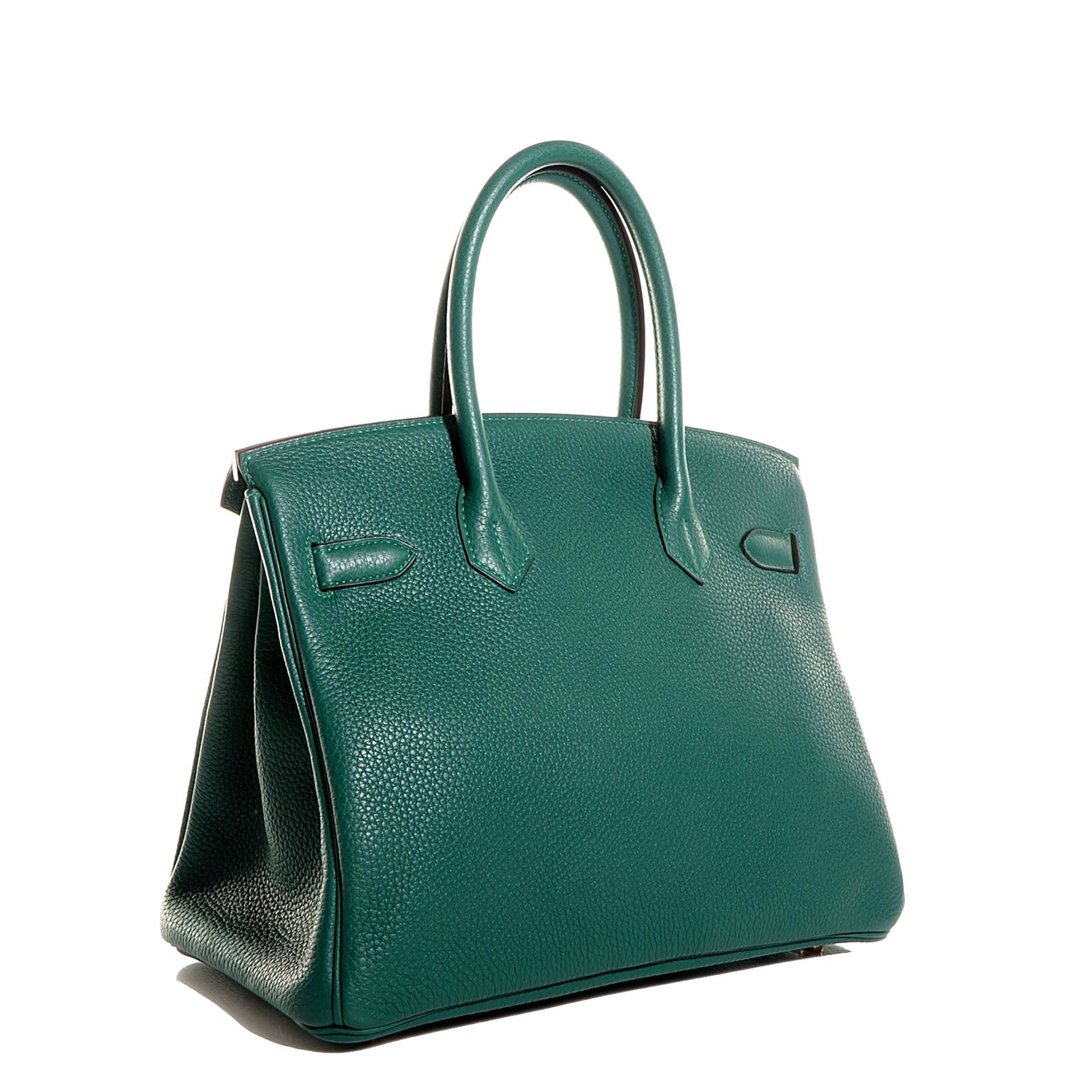 Hermes Taurillon Clemence Birkin 30 Malachite 3 of 19