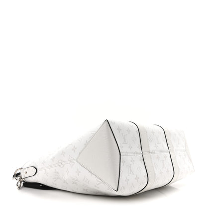 Louis Vuitton Monogram Eclipse Taigaramma Weekend Tote NM Optic White 4 of 9
