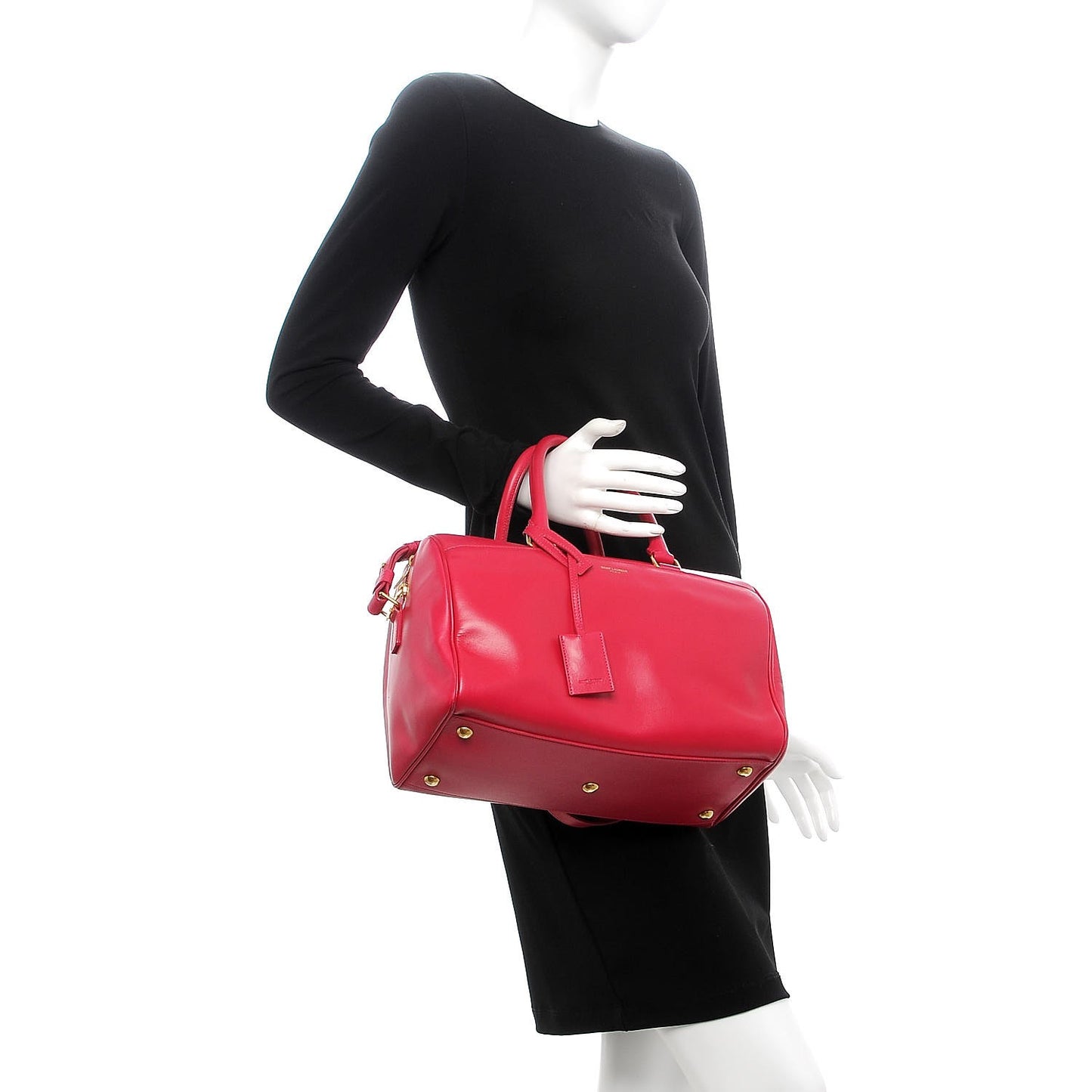 Calfskin Classic Duffle 6 Fuchsia