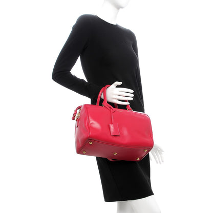 Saint Laurent Calfskin Classic Duffle 6 Fuchsia 3 of 16
