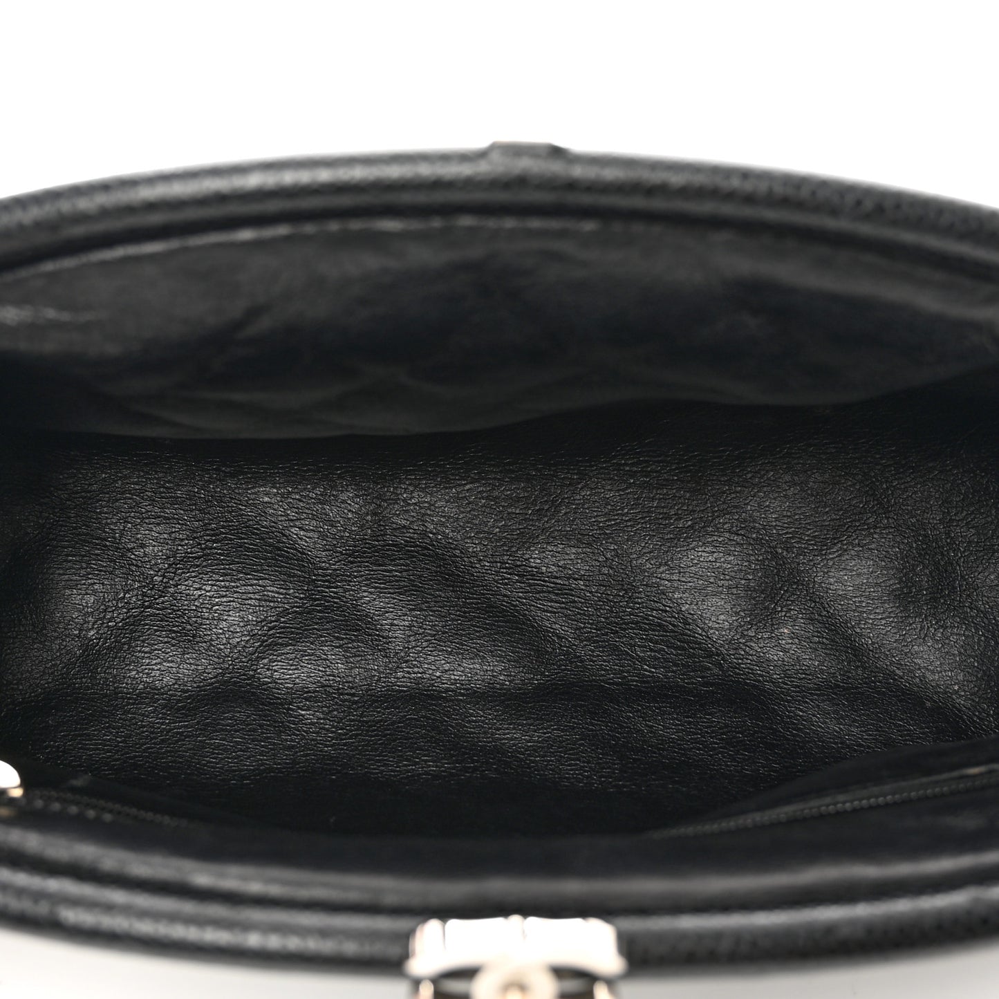 Caviar Quilted Timeless Clutch Black