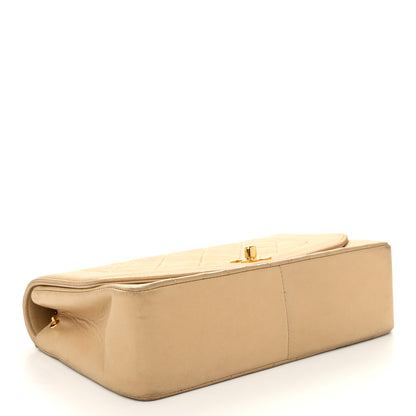 Chanel Lambskin Quilted Medium Single Flap Beige 4 of 13