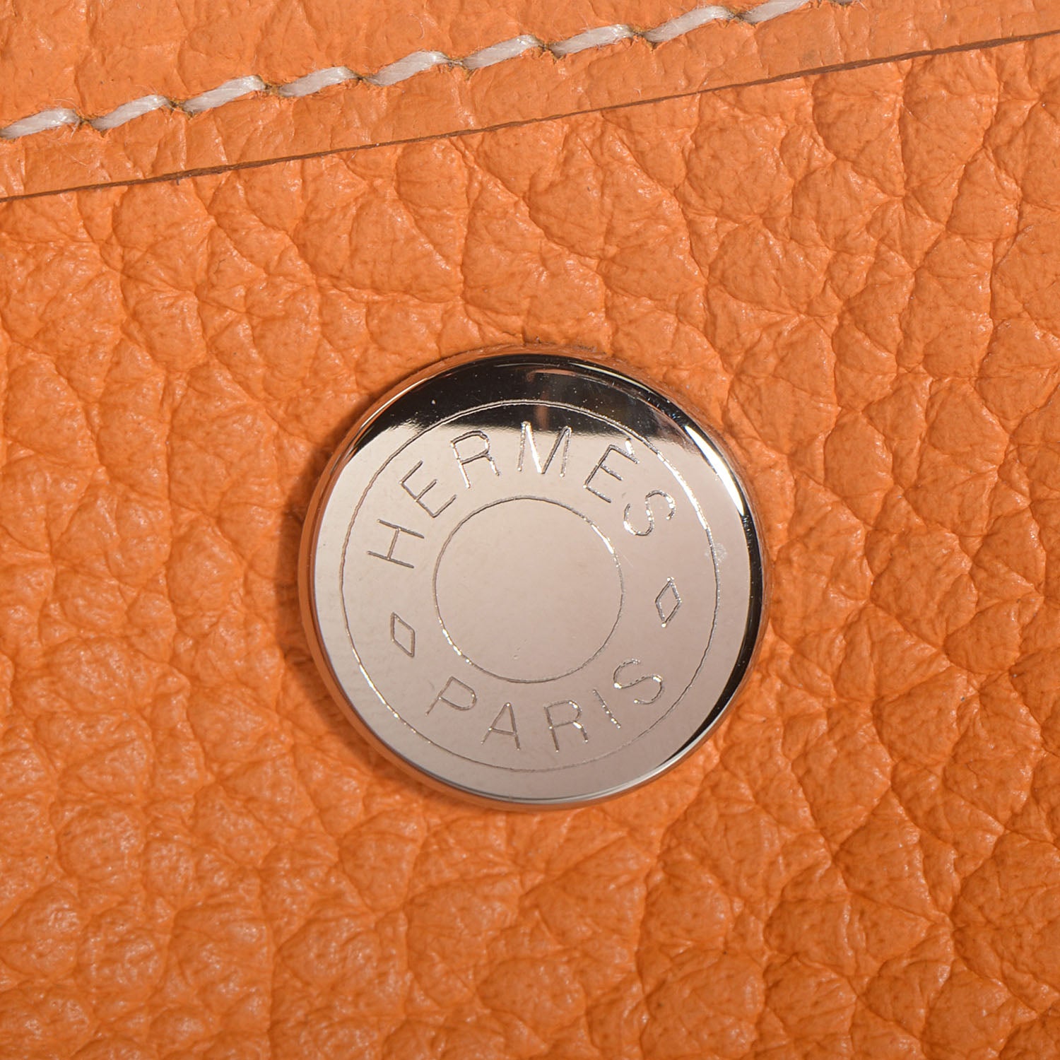 Hermes Vache Country Garden Party Tote 36 MM Moutarde 9 of 13