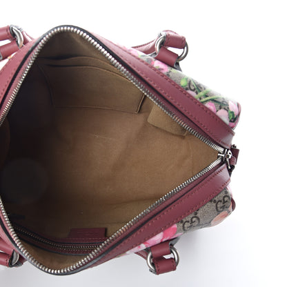 Gucci GG Supreme Monogram Blooms Small Boston Beige Multicolor Dry Rose 5 of 9