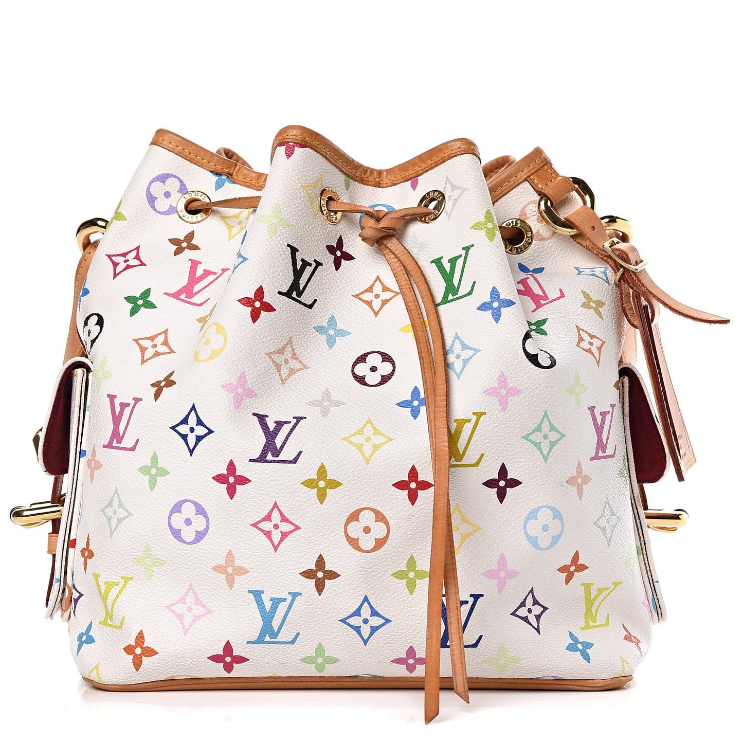 Monogram Multicolor Petit Noe White
