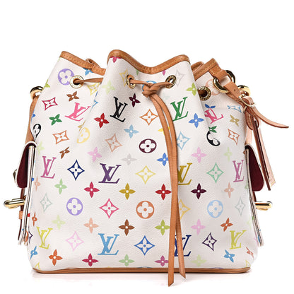 Louis Vuitton Monogram Multicolor Petit Noe White 1 of 10