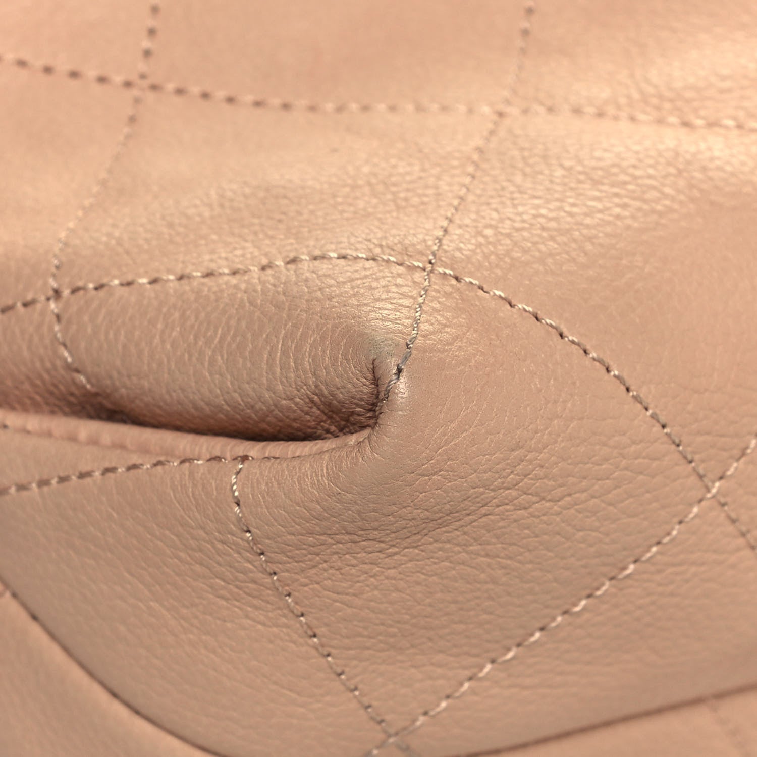 Chanel Grained Calfskin Stitched Small Braided With Style Flap Beige 11 of 14