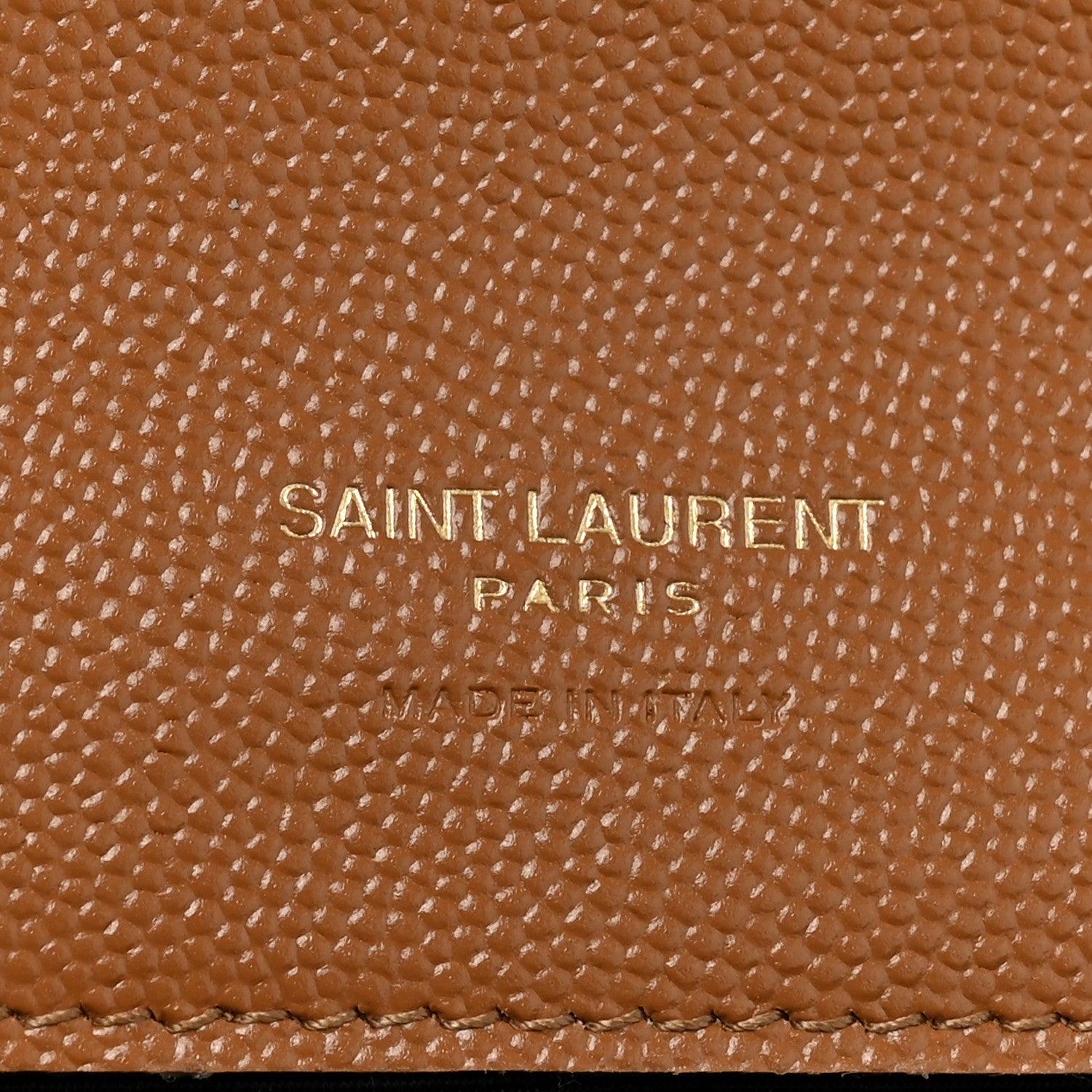 Saint Laurent Grain De Poudre Matelasse Chevron Monogram Cassandre Flap Pouch Natural Dark 7 of 10