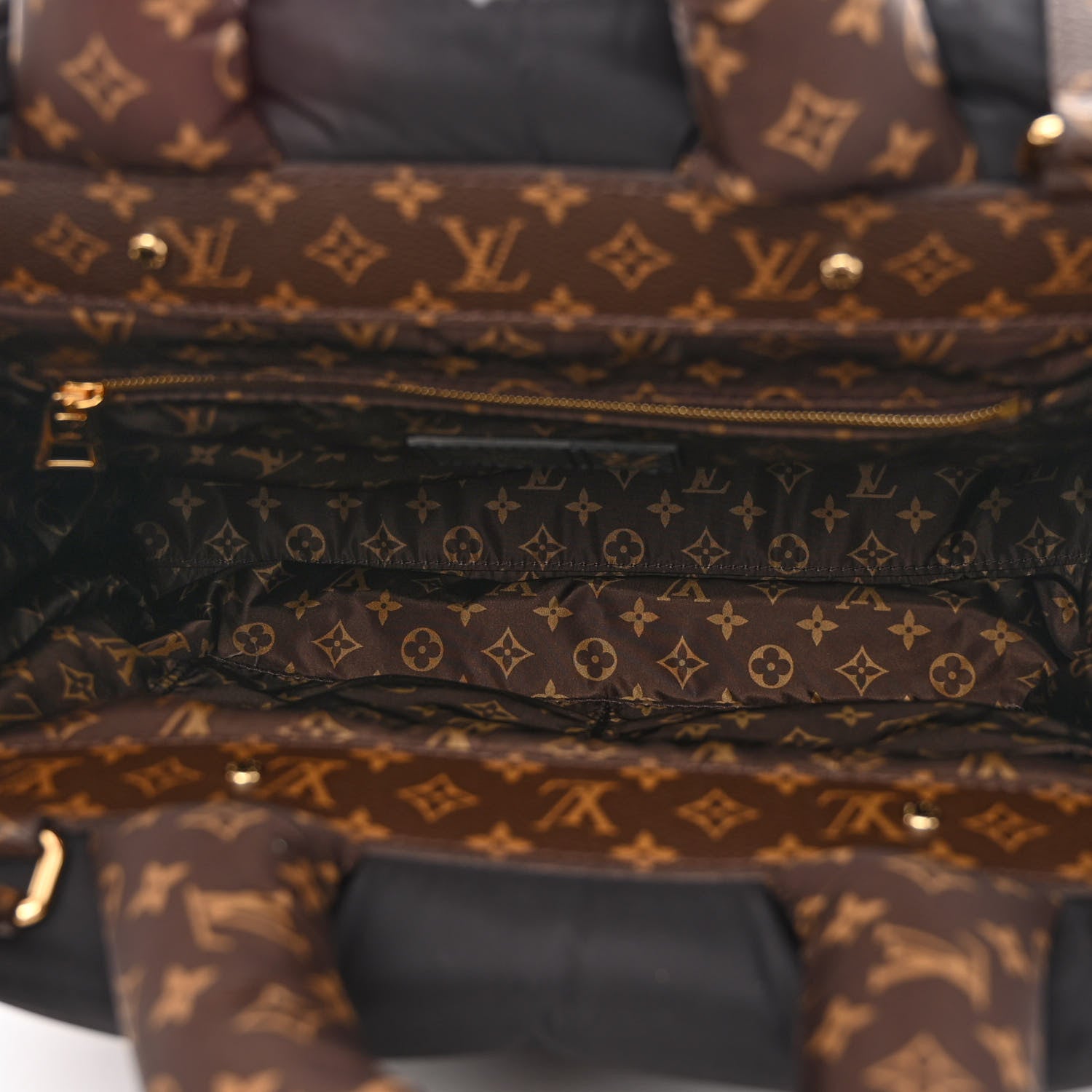 Louis Vuitton Econyl Monogram Pillow Giant Onthego MM Black 5 of 11