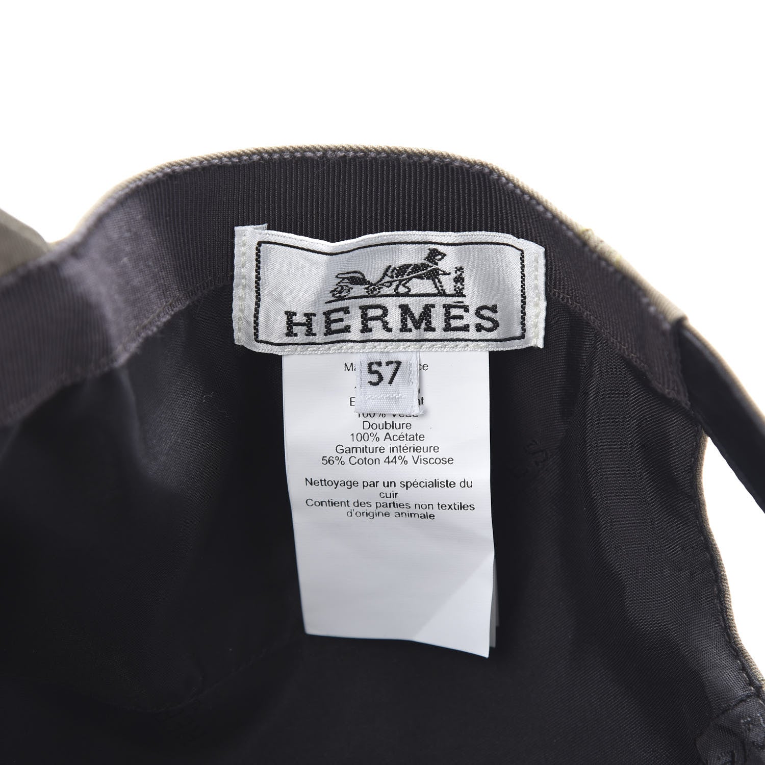 Hermes Cotton Nevada Cap 57 Cigare 6 of 6