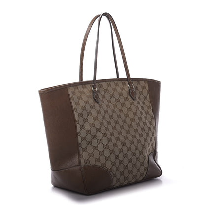 Gucci Monogram Medium Bree Zippered Tote Beige Tabacco 3 of 11