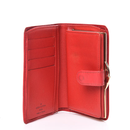 Louis Vuitton Epi French Purse Wallet Castillan Red 5 of 12
