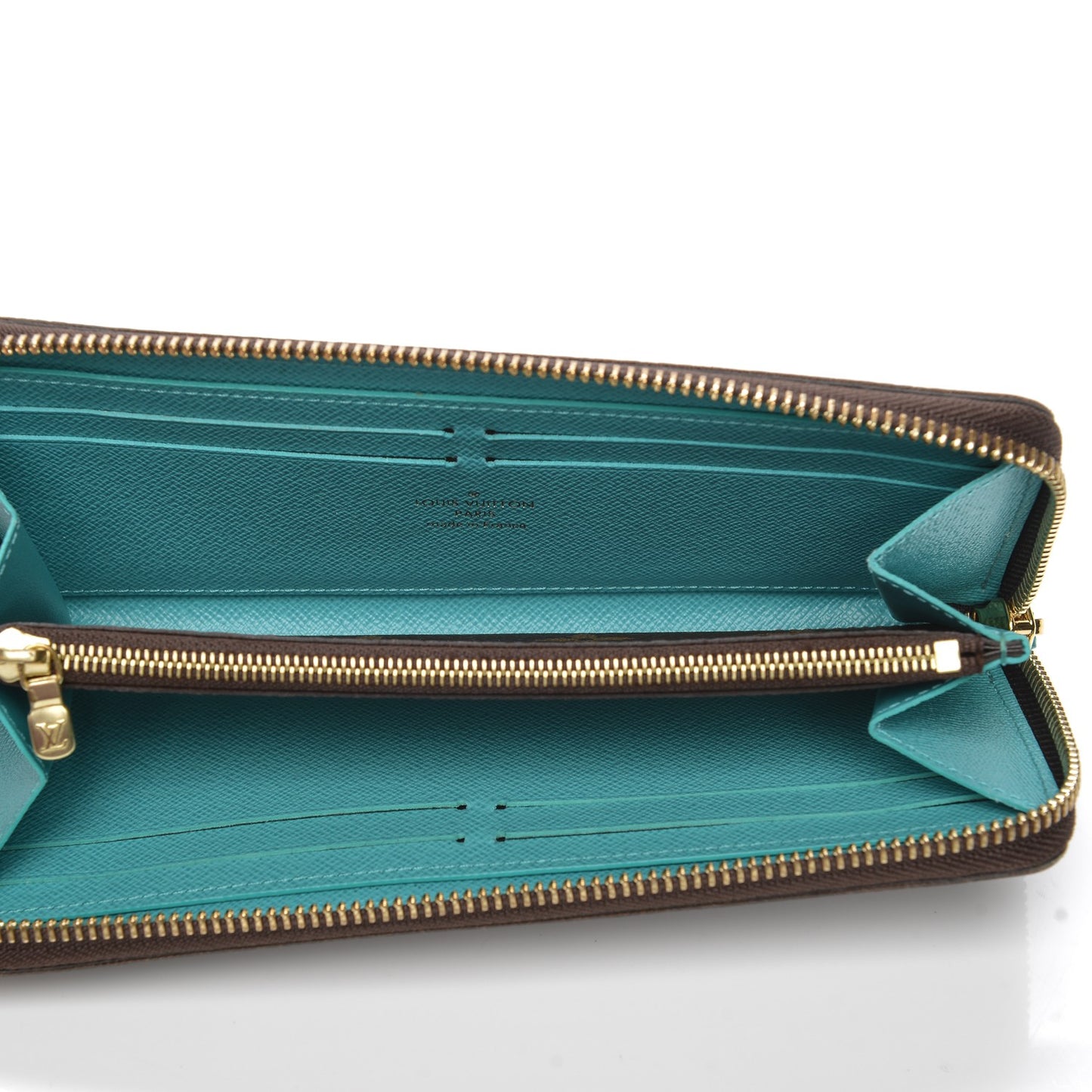 Monogram Clemence Wallet Turquoise