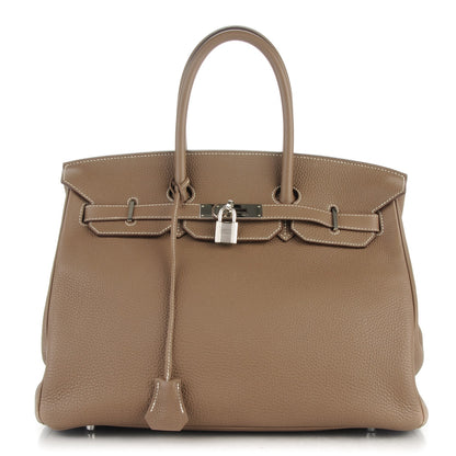 Hermes Togo Birkin 35 Etoupe 1 of 28