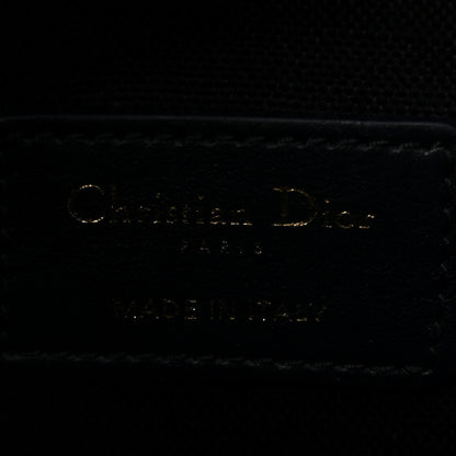 Christian Dior Oblique Calfskin Small Book Tote With Strap Blue Multicolor 6 of 14