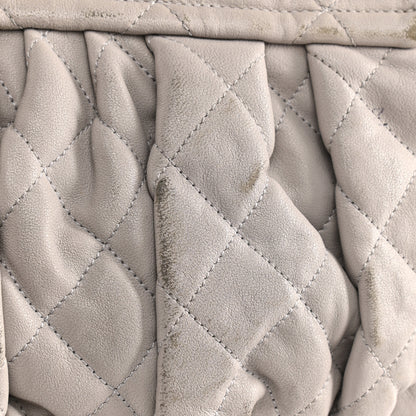 Chanel Washed Lambskin Quilted Medium Chain Around Flap Taupe 11 of 12
