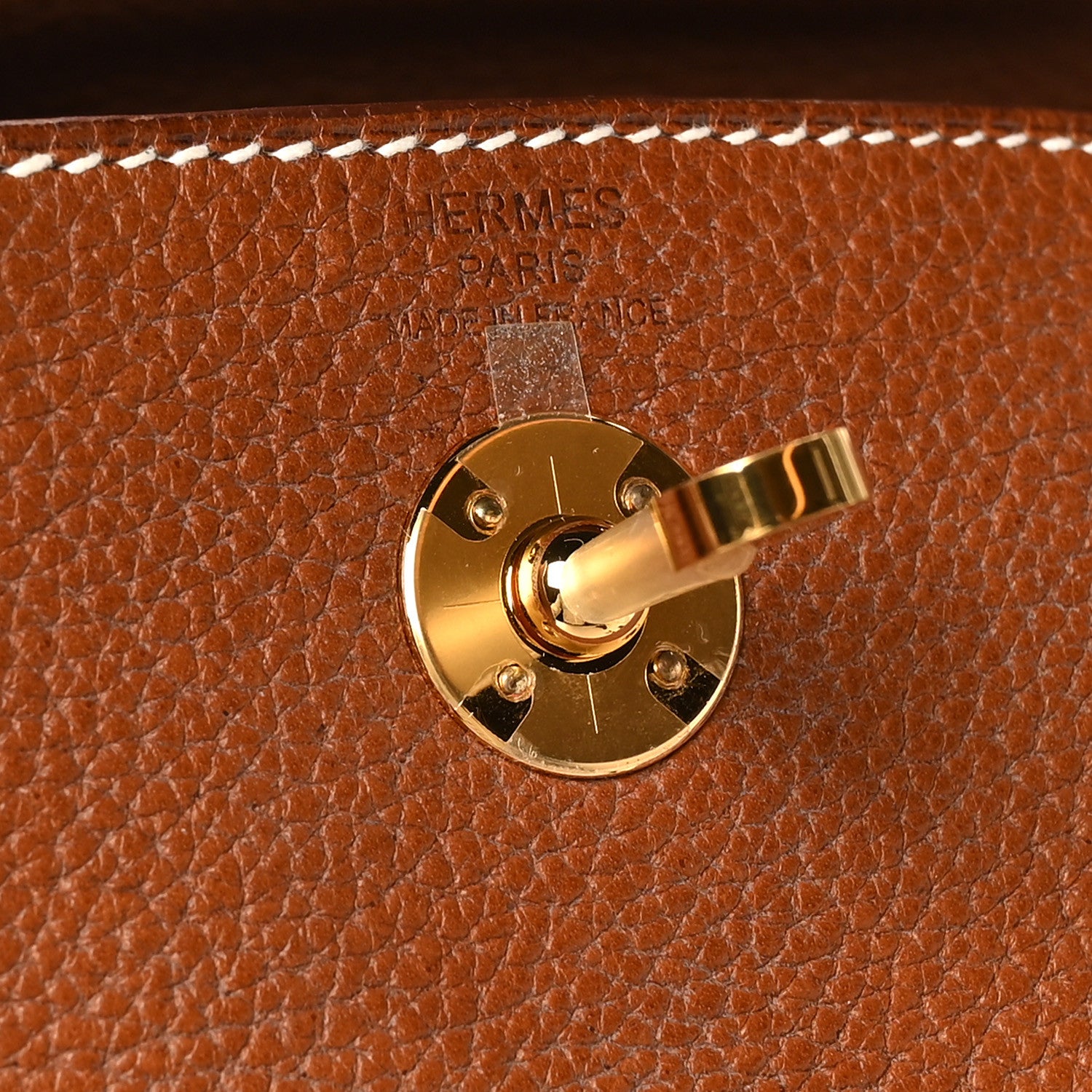 Hermes Barenia Faubourg Mini Lindy 20 Fauve Ficelle 7 of 11