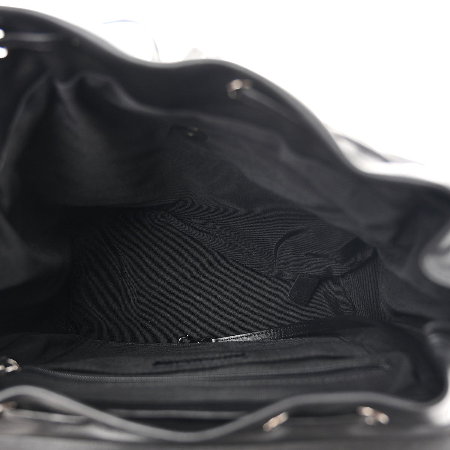 Chanel Calfskin Chevron Quilted Large Urban Spirit Backpack Black 5 of 10