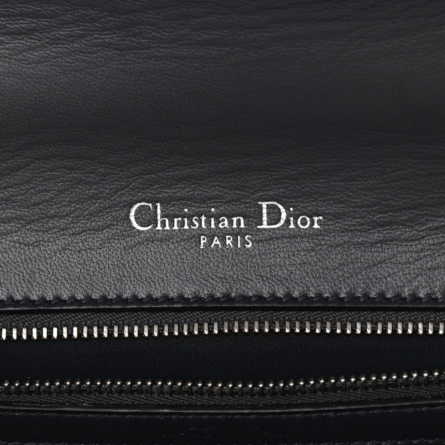 Christian Dior Metallic Patent Micro-Cannage Medium Diorama Flap Bag Silver 6 of 8