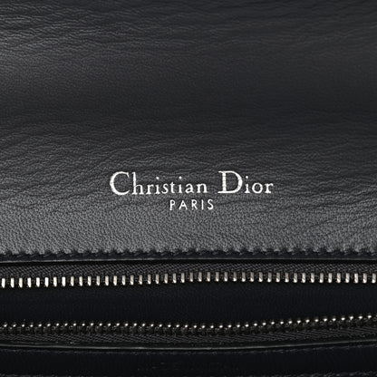 Christian Dior Metallic Patent Micro-Cannage Medium Diorama Flap Bag Silver 6 of 8